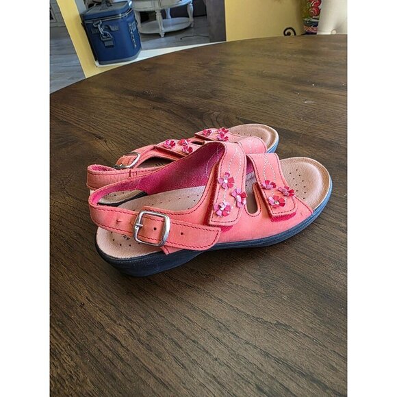 Leather Spring Step Women's Ceri Flat Sandal made in Italy size 7.5 - Picture 4 of 16